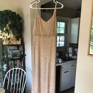 Adriana Papell beaded gown